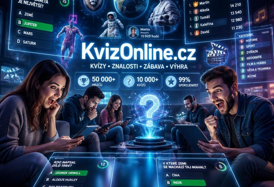KvízOnline.cz: Český svět online kvízů, který prověří vaše znalosti i postřeh