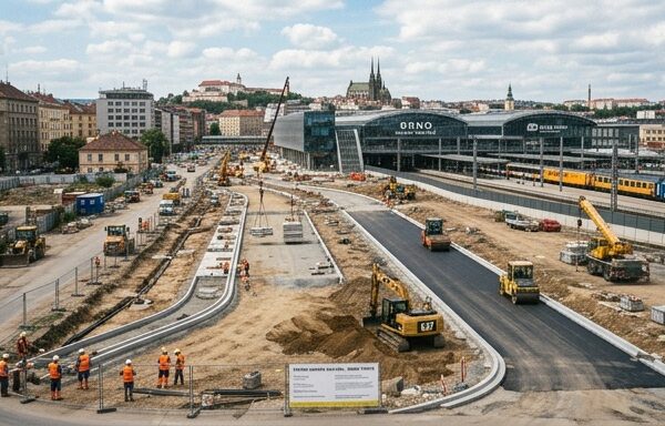 Brno zahájilo stavbu nového bulváru k odsunutému nádraží