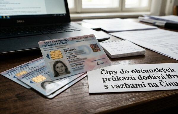 Čipy do občanských průkazů dodává firma s vazbami na Čínu