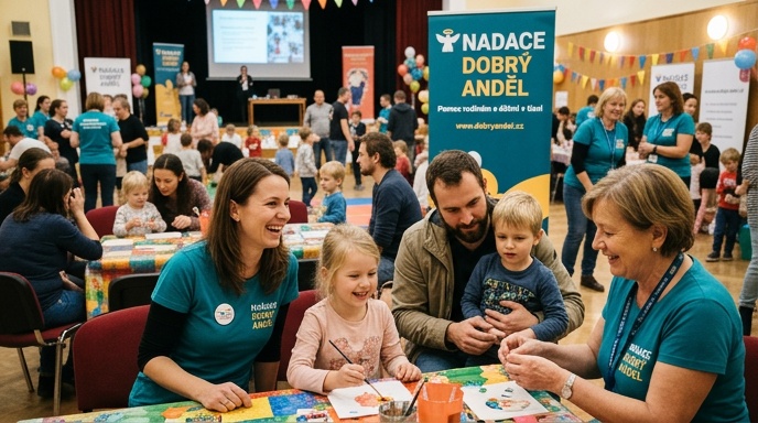 Nadace Dobrý anděl loni rozdělila 430 milionů korun na pomoc rodinám