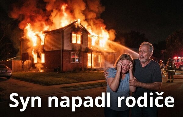Syn napadl rodiče, dům následně vyhořel