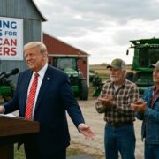 Trump snížil cla na dovoz zemědělské techniky pro farmáře