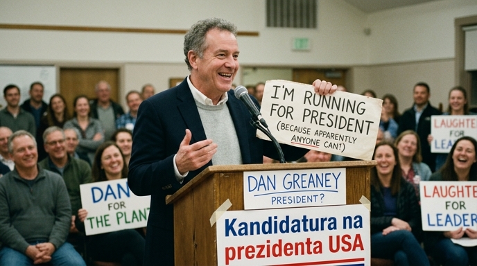 Scenárista Simpsonových Dan Greaney oznámil kandidaturu na prezidenta USA