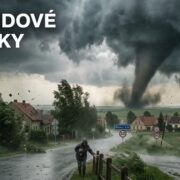 Víkendové bouřky přinesly do Česka silný vítr a první tornáda