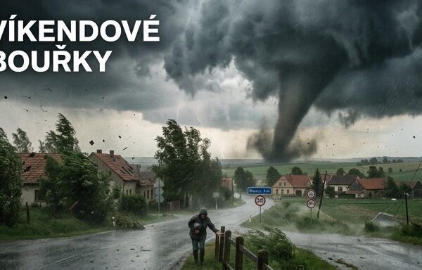 Víkendové bouřky přinesly do Česka silný vítr a první tornáda