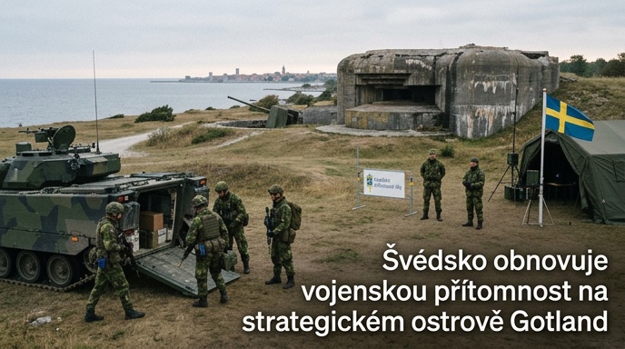 Švédsko obnovuje vojenskou přítomnost na strategickém ostrově Gotland